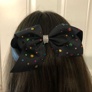 Black Bedazzled Bow